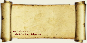 Danijela Isailović vizit kartica